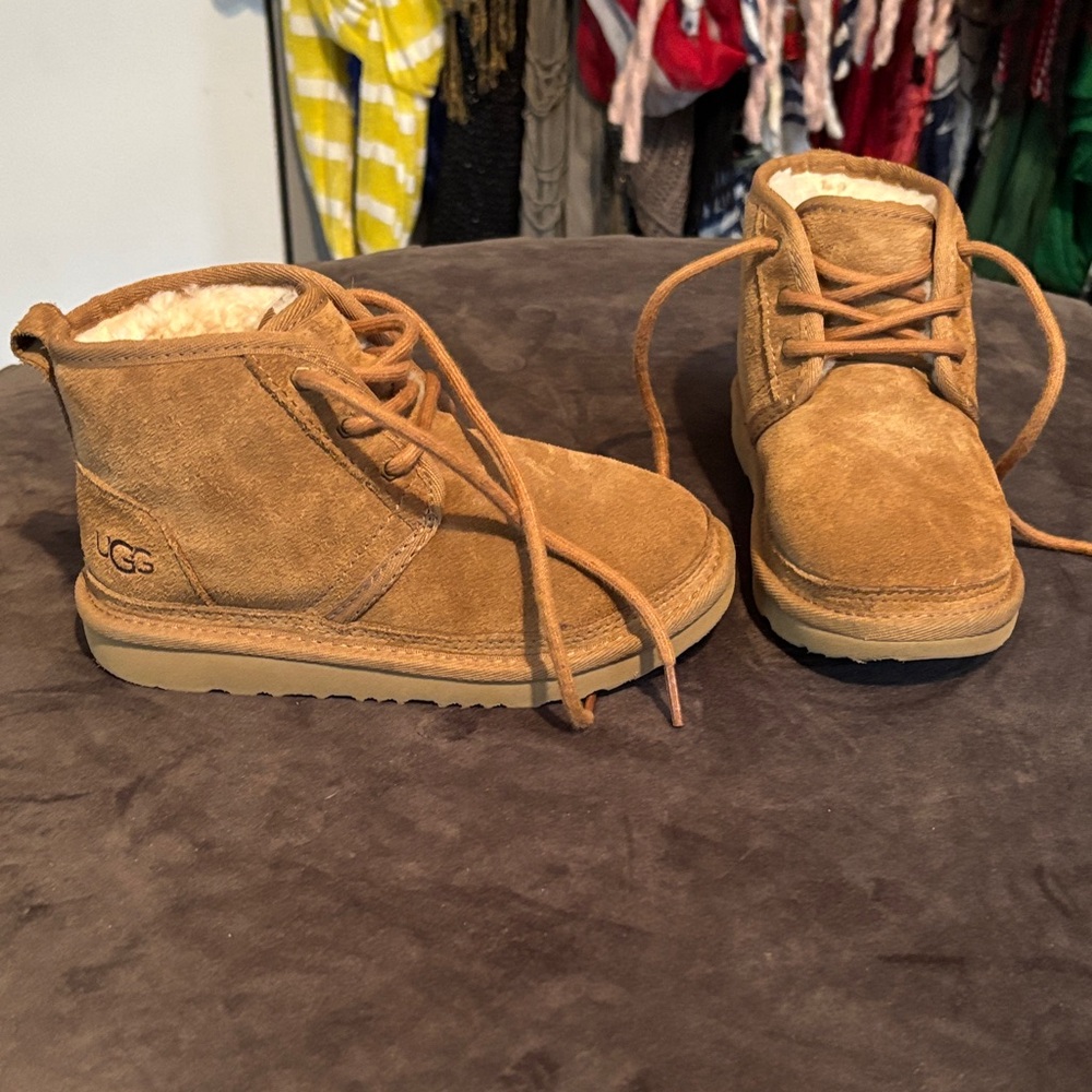 UGG Kids Chestnut Suede Boots
